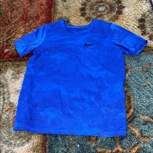 Kids Medium Blue Nike Dri-Fit T-Shirt